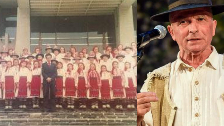 Reîntoarcerea profesorului Grigore Leșe la Lăpuș: întâlnire emoționantă cu primul cor al comunei