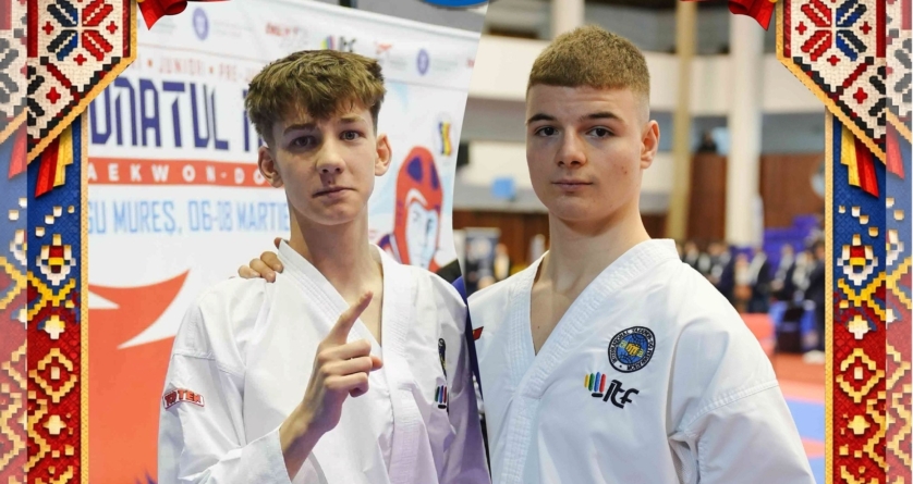 Sportivii băimăreni Bogdan Alexandru Roman și Doru Ioan Haragâs au fost selectați în Lotul Național de Taekwon-Do ITF