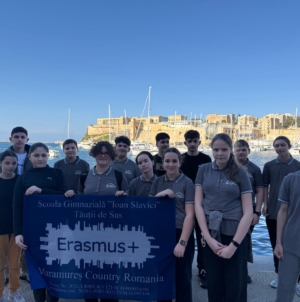 Elevii Școlii Gimnaziale „Ioan Slavici” Tăuții de Sus au participat la o mobilitate Erasmus+ în Malta