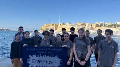 Elevii Școlii Gimnaziale „Ioan Slavici” Tăuții de Sus au participat la o mobilitate Erasmus+ în Malta