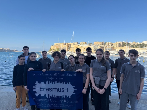 Elevii Școlii Gimnaziale „Ioan Slavici” Tăuții de Sus au participat la o mobilitate Erasmus+ în Malta