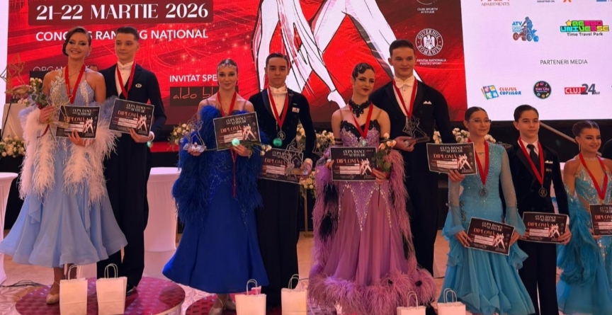 Dansatorii de la Medio Monte au obținut rezultate promițătoare la Cupa Dance with Attitude de la Cluj-Napoca