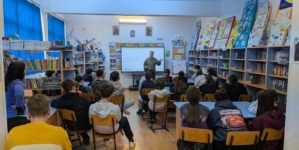 Elevii claselor a VIII-a de la Școala Gimnazială Baia Sprie, informați despre oferta educațională a liceelor militare
