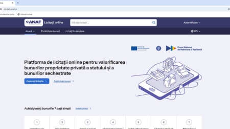 ANAF va lansa platforma digitală eLicitatiiANAF pentru publicitatea și vânzarea bunurilor sechestrate