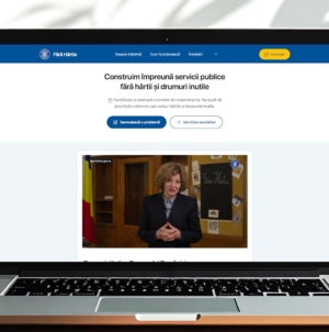 S-a lansat platforma „Fără hârtie”, în care oricine poate semnala problemele birocratice întâlnite