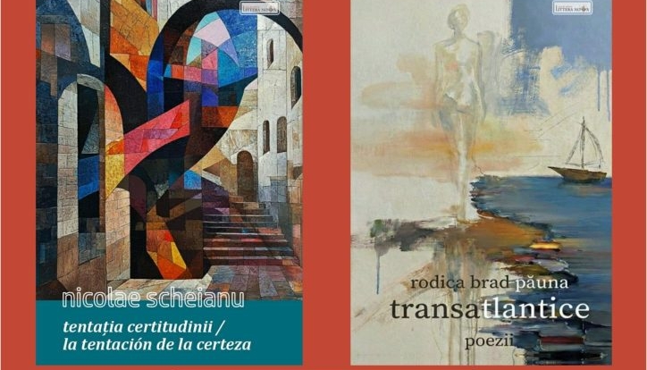Volumele de poezie „Tentația certitudinii” de Nicolae Scheianu și „Transatlantice” de Rodica Brad-Păuna vor fi lansate la Biblioteca Județeană „Petre Dulfu” Baia Mare
