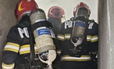 Incendiu la un imobil de pe bd. Republicii din Baia Mare