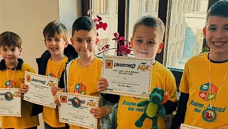 Academia de Robotică Baia Mare a obținut distincția Team Model Award în Finala Națională First Lego League Explore din București