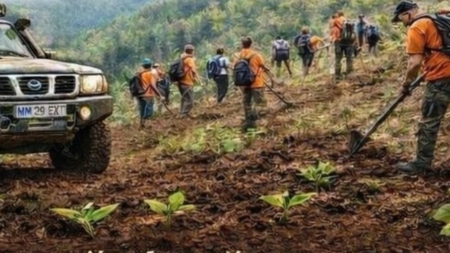 Acțiune de plantare de copaci organizată de Xtreme Adventure Baia Mare