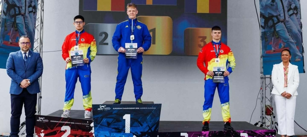 Sportivul maramureșean Bogdan Alexandru Roman, pe podium la Campionatul de Taekwon-Do ITF din Slovenia