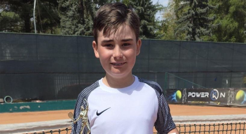Andrei Fejszes Mihaljek, locul I la turneul de tenis de la Bistrița