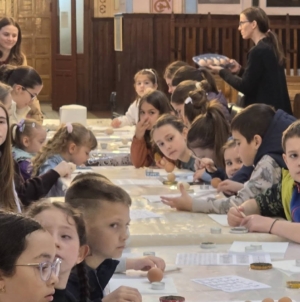 Atelier de încondeiat ouă la Catedrala Istorică din Baia Mare