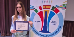 Sara Emanuela Ban de la Colegiul „Mihai Eminescu” Baia Mare a obținut premiul I la Olimpiada Națională de Limbi Romanice – limba portugheză