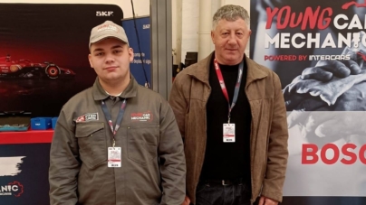 Raul Dobroni de la Liceul Tehnologic Marmația, locul I la competiția Young Car Mechanic