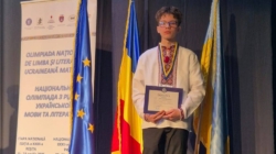 David Gorgan de la Școala Gimnazială Crasna Vișeului, locul I la Olimpiada Națională de Limba și Literatura Ucraineană