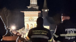 Pompierii au asigurat liniștea credincioșilor în noaptea de Înviere, la Mănăstirea Sf. Ana Rohia