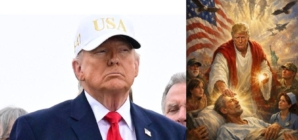 În plin Paște, Trump stârnește reacții după ce apare în ipostază de Iisus