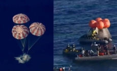 Echipajul Artemis II, recuperat în siguranță după amerizarea capsulei Orion
