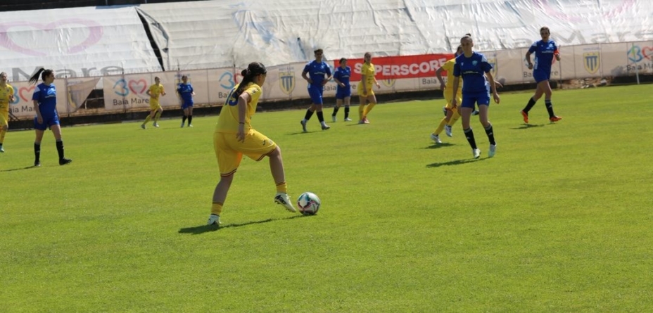 Prima victorie din campionat pentru ACS Fotbal Feminin Baia Mare – una la scor