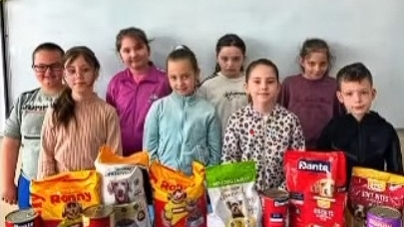 Ziua Internațională a Animalelor fără Stăpân, marcată prin gesturi suflet de către elevii Școlii Gimnaziale „Al. I. Cuza” Baia Mare
