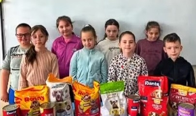 Ziua Internațională a Animalelor fără Stăpân, marcată prin gesturi suflet de către elevii Școlii Gimnaziale „Al. I. Cuza” Baia Mare
