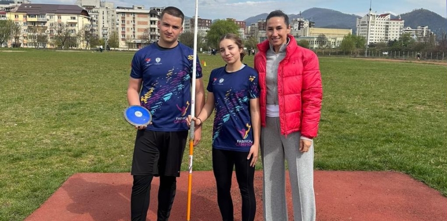 Podium și un loc 5 pentru Fabrica de Campioni la Campionatul național de aruncări lungi