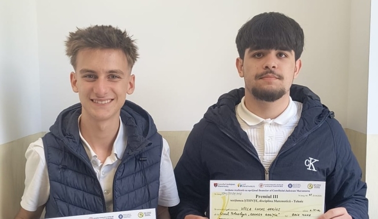 Liceul Tehnologic „George Barițiu” Baia Mare, pe podium la Concursul Interjudețean „Față-n față cu adevărul”