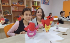 Copiii de la Școala Gimnazială „Nichita Stănescu” Baia Mare au participat la un atelier de creație, la Centrul Rivulus Pueris