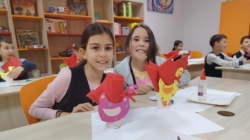 Copiii de la Școala Gimnazială „Nichita Stănescu” Baia Mare au participat la un atelier de creație, la Centrul Rivulus Pueris