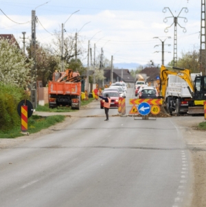Încep lucrările pe DJ 182B Baia Mare – Coaș. Restricții de trafic și rute alternative pentru șoferi