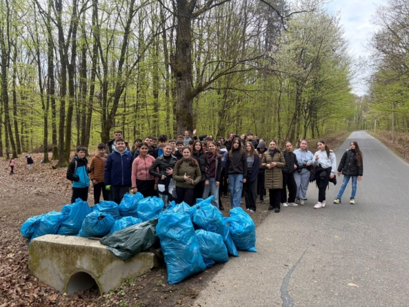 Săptămâna Verde: elevii din Șomcuta Mare s-au mobilizat pentru protejarea mediului înconjurător