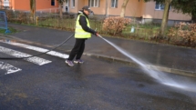Acțiuni de igienizare a străzilor și parcărilor în Baia Mare