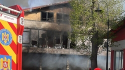 Incendiu într-un spațiu comercial din Copalnic Mănăștur