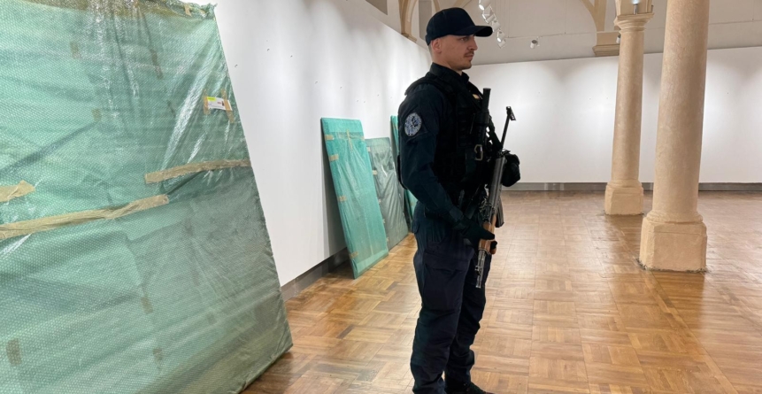 Lucrări de artă de 420.000 de euro, transportate în siguranță sub escorta Jandarmeriei Maramureș