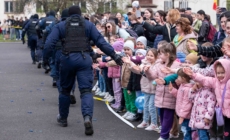 Curtea Jandarmeriei Maramureș, plină de copii de Ziua Porților Deschise