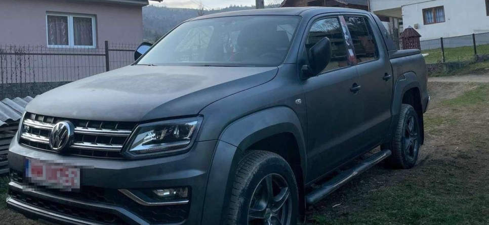 Mașină furată din Austria, găsită de polițiștii de frontieră în Vișeu de Sus