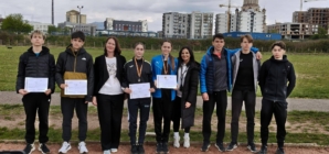 Elevi ai Colegiului Național „Gheorghe Șincai”, premiați în cadrul etapei județene a Olimpiadei Naționale a Sportului Școlar la Tetratlon și Pentatlon