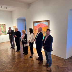 Lucrări importante din patrimoniul Școlii de pictură de la Baia Mare au fost vernisate pe simezele Palatului Episcopal Romano-Catolic din Oradea