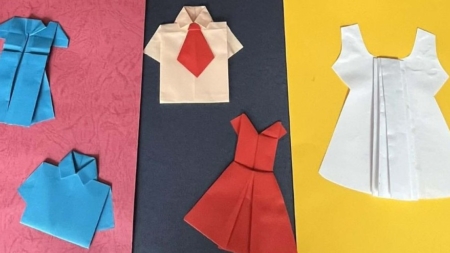 „De la hârtie la podium: inspirația origami în modă”, la Filiala Traian a Bibliotecii Județene