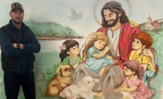 Polițist de frontieră de la SPF Sighet, artist în timpul liber: sute de picturi pentru copii