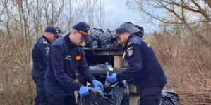 Polițiștii de frontieră s-au alăturat campaniei „Maramureș curat”