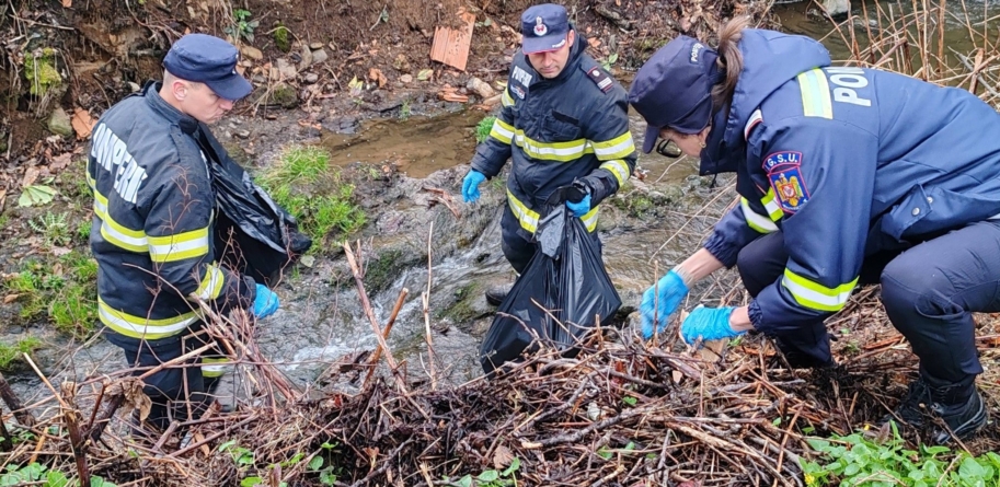 Pompieri la curățenie