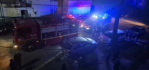 Incendiu într-un bloc din Sighet