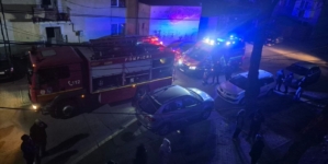 Incendiu într-un bloc din Sighet