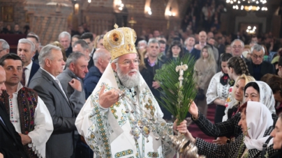 Slujire arhierească în Duminica Floriilor la Catedrala Episcopală „Sfânta Treime” din Baia Mare