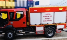 Proiectul „NEXT pentru un viitor verde” prinde contur la Rona de Jos: comuna a fost dotată cu o autospecială de pompieri