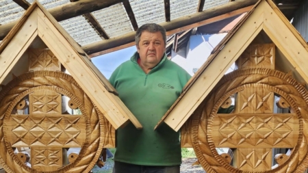 Meșterul popular Sabin Bumb, la ceas aniversar