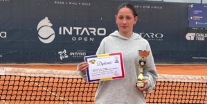 Performanță remarcabilă: Tenismena Raluka Matei, vicecampioană națională la dublu U14