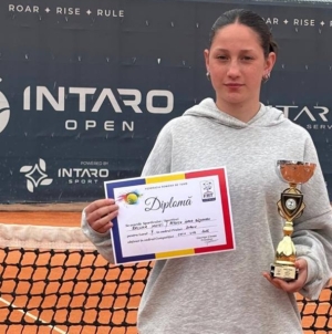 Performanță remarcabilă: Tenismena Raluka Matei, vicecampioană națională la dublu U14