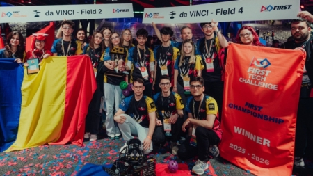 România a scris istorie la Houston: Elevii români au ocupat primele patru locuri în clasamentul competiției de robotică FIRST Tech Challenge